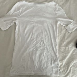 Ralph Lauren white mid arm shirt